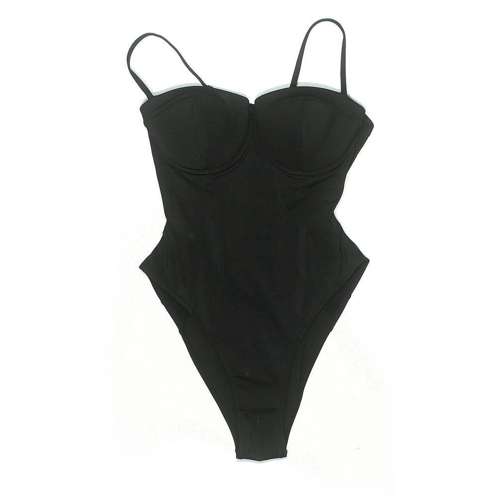 Women’s TA3 One Piece Black Swimsuit Body Suit Padded Medium D/DD RL